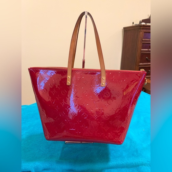 🌸Vintage Louis Vuitton Vernis Bellevue GM red🌸 - Picture 3 of 11
